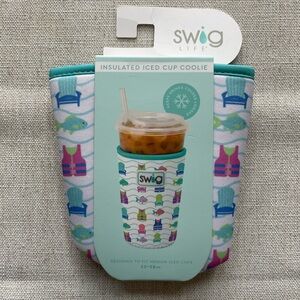 Swig Life Insulated Iced Cup Coolie - Colorful Pattern